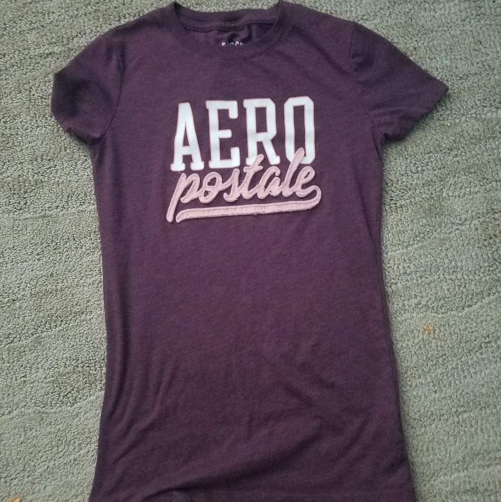 Aero pastel maroon/purple tee